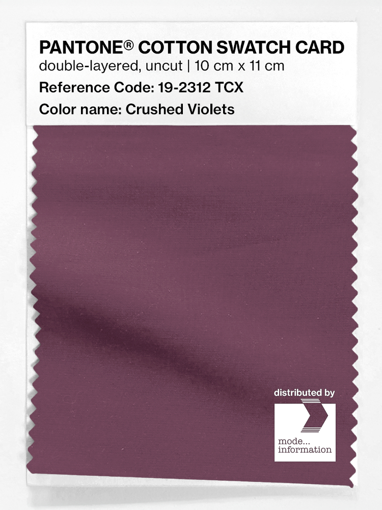 Artikelbild 1 des Artikels “PANTONE® COTTON SWATCH CARD 19-2312 TCX Crushed Violets “
