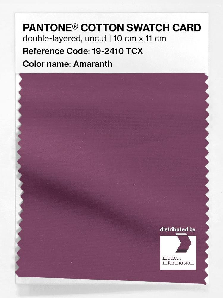 Artikelbild 1 des Artikels “PANTONE® COTTON SWATCH CARD 19-2410 TCX Amaranth “