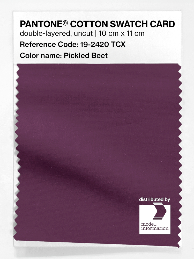 Artikelbild 1 des Artikels “PANTONE® COTTON SWATCH CARD 19-2420 TCX Pickled Beet “