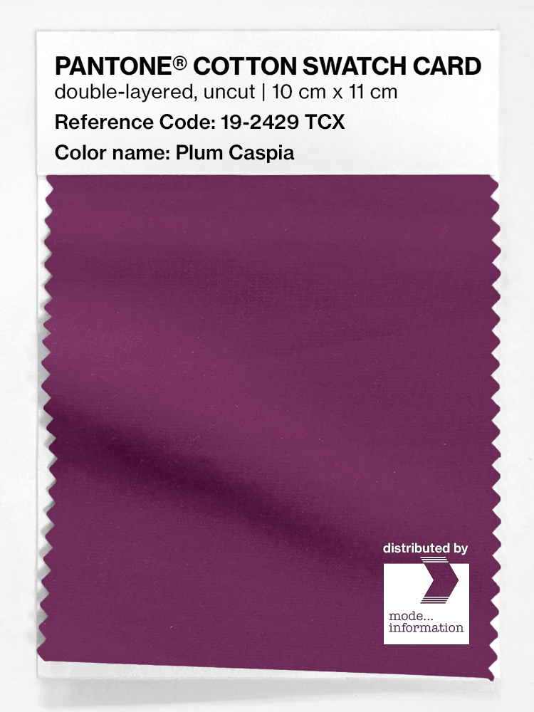 Artikelbild 1 des Artikels “PANTONE® COTTON SWATCH CARD 19-2429 TCX Plum Caspia “