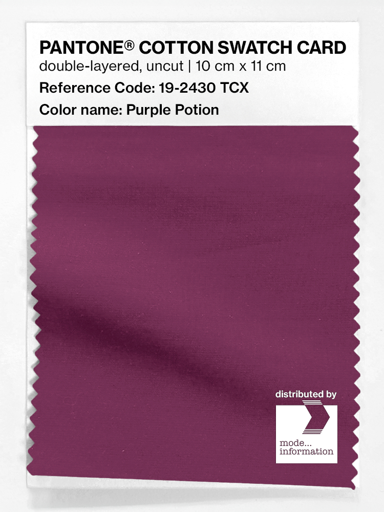 Artikelbild 1 des Artikels “PANTONE® COTTON SWATCH CARD 19-2430 TCX Purple Potion “