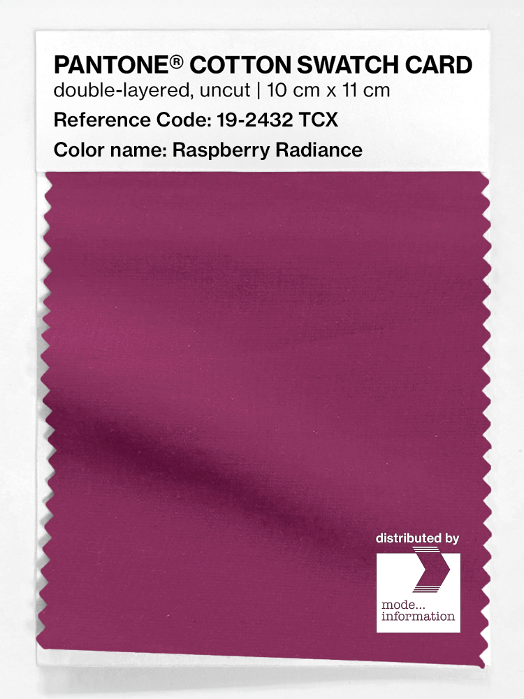 Artikelbild 1 des Artikels “PANTONE® COTTON SWATCH CARD 19-2432 TCX Raspberry Radiance “
