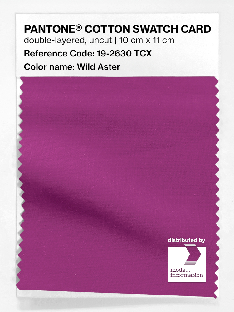 Artikelbild 1 des Artikels “PANTONE® COTTON SWATCH CARD 19-2630 TCX Wild Aster “