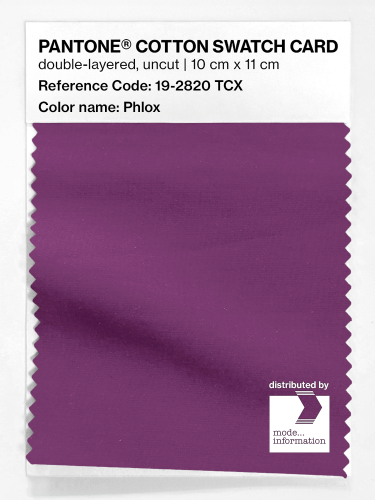 Artikelbild 1 des Artikels “PANTONE® COTTON SWATCH CARD 19-2820 TCX Phlox “