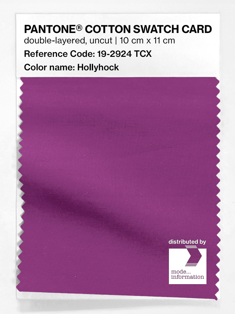 Artikelbild 1 des Artikels “PANTONE® COTTON SWATCH CARD 19-2924 TCX Hollyhock “