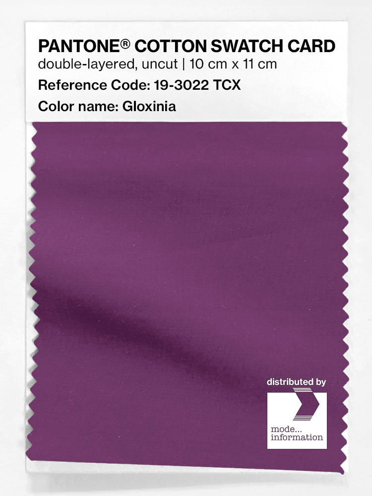 Artikelbild 1 des Artikels “PANTONE® COTTON SWATCH CARD 19-3022 TCX Gloxinia “