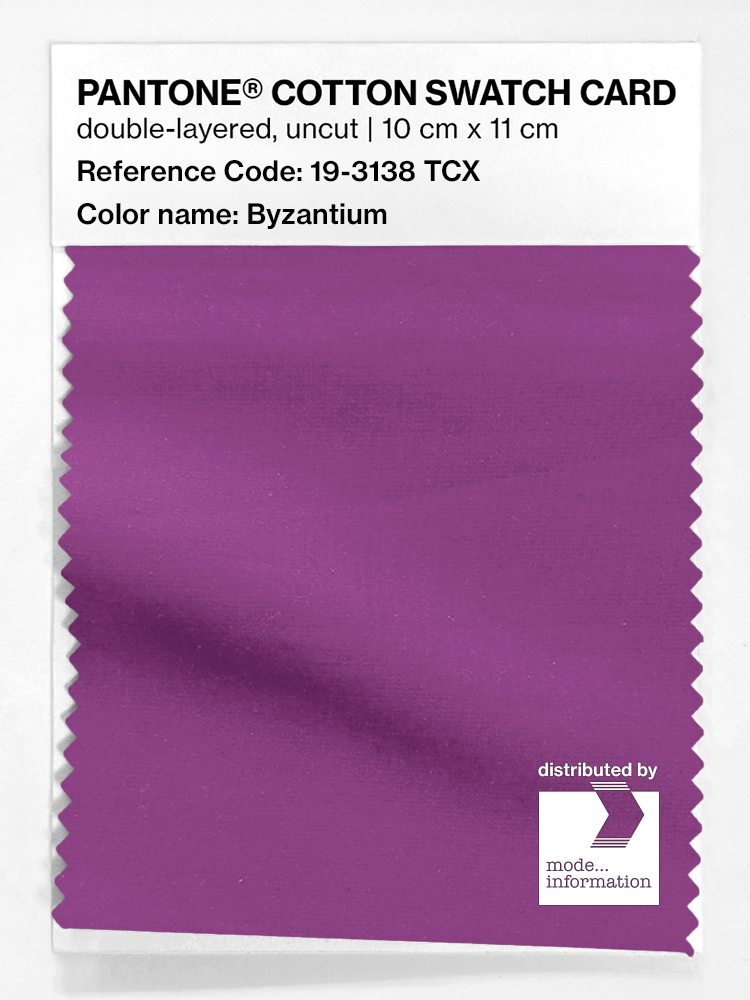 Artikelbild 1 des Artikels “PANTONE® COTTON SWATCH CARD 19-3138 TCX Byzantium “
