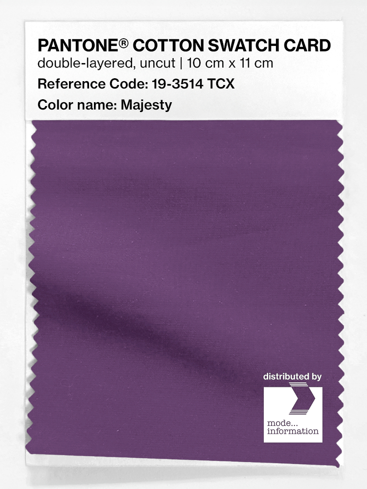 Artikelbild 1 des Artikels “PANTONE® COTTON SWATCH CARD 19-3514 TCX Majesty “