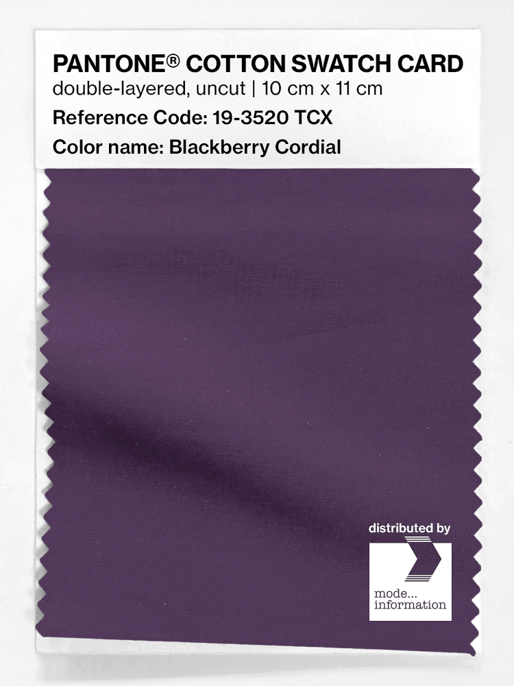 Artikelbild 1 des Artikels “PANTONE® COTTON SWATCH CARD 19-3520 TCX Blackberry Cordial “