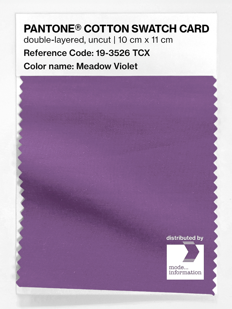Artikelbild 1 des Artikels “PANTONE® COTTON SWATCH CARD 19-3526 TCX Meadow Violet “