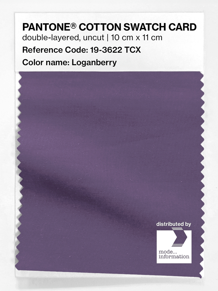 Artikelbild 1 des Artikels “PANTONE® COTTON SWATCH CARD 19-3622 TCX Loganberry “
