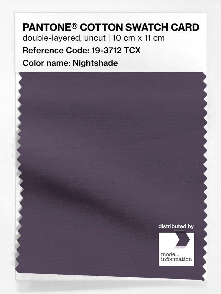 Artikelbild 1 des Artikels “PANTONE® COTTON SWATCH CARD 19-3712 TCX Nightshade “