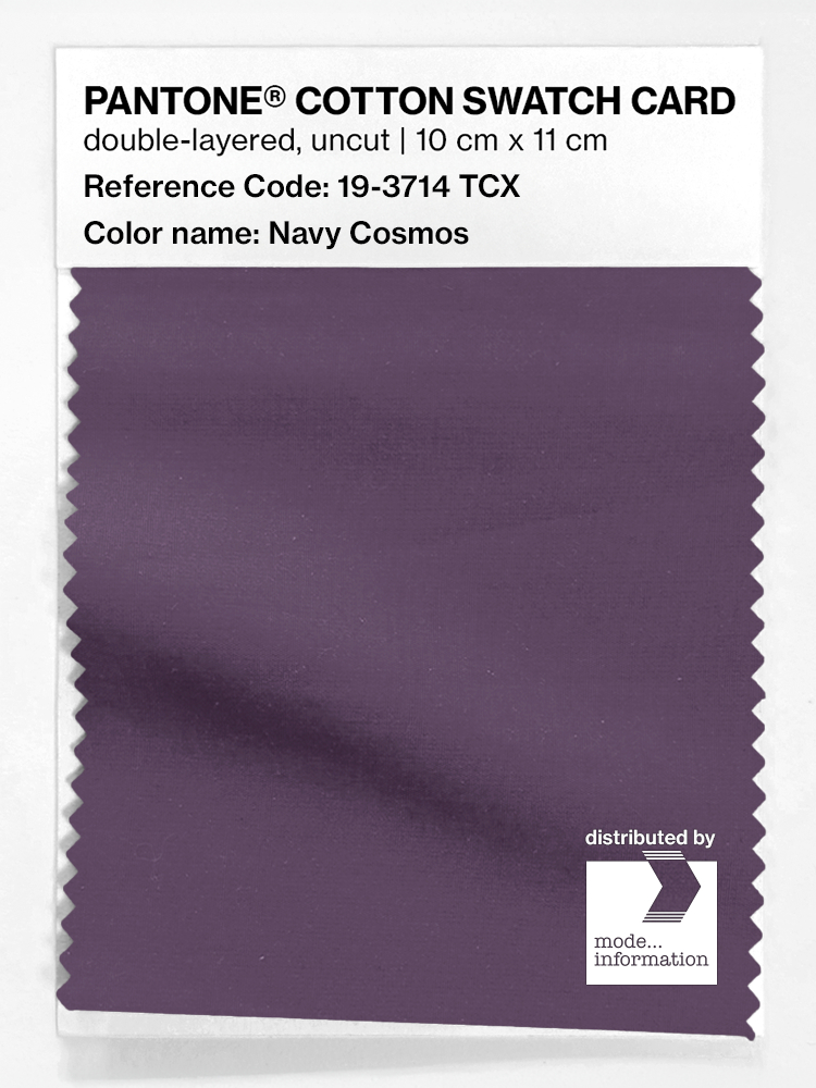 Artikelbild 1 des Artikels “PANTONE® COTTON SWATCH CARD 19-3714 TCX Navy Cosmos “