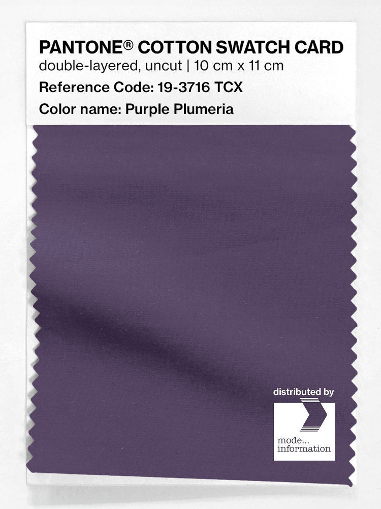 Artikelbild 1 des Artikels “PANTONE® COTTON SWATCH CARD 19-3716 TCX Purple Plumeria “