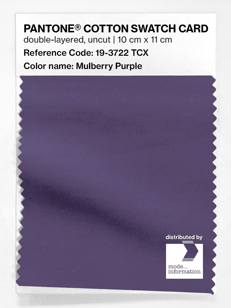 Artikelbild 1 des Artikels “PANTONE® COTTON SWATCH CARD 19-3722 TCX Mulberry Purple “