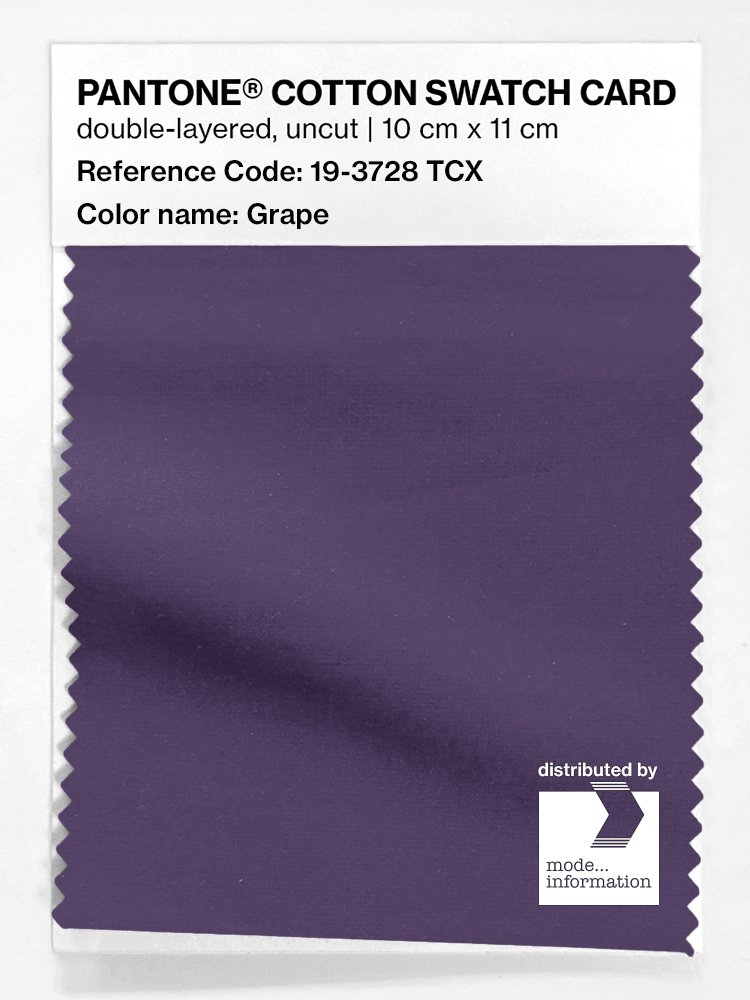 Artikelbild 1 des Artikels “PANTONE® COTTON SWATCH CARD 19-3728 TCX Grape “