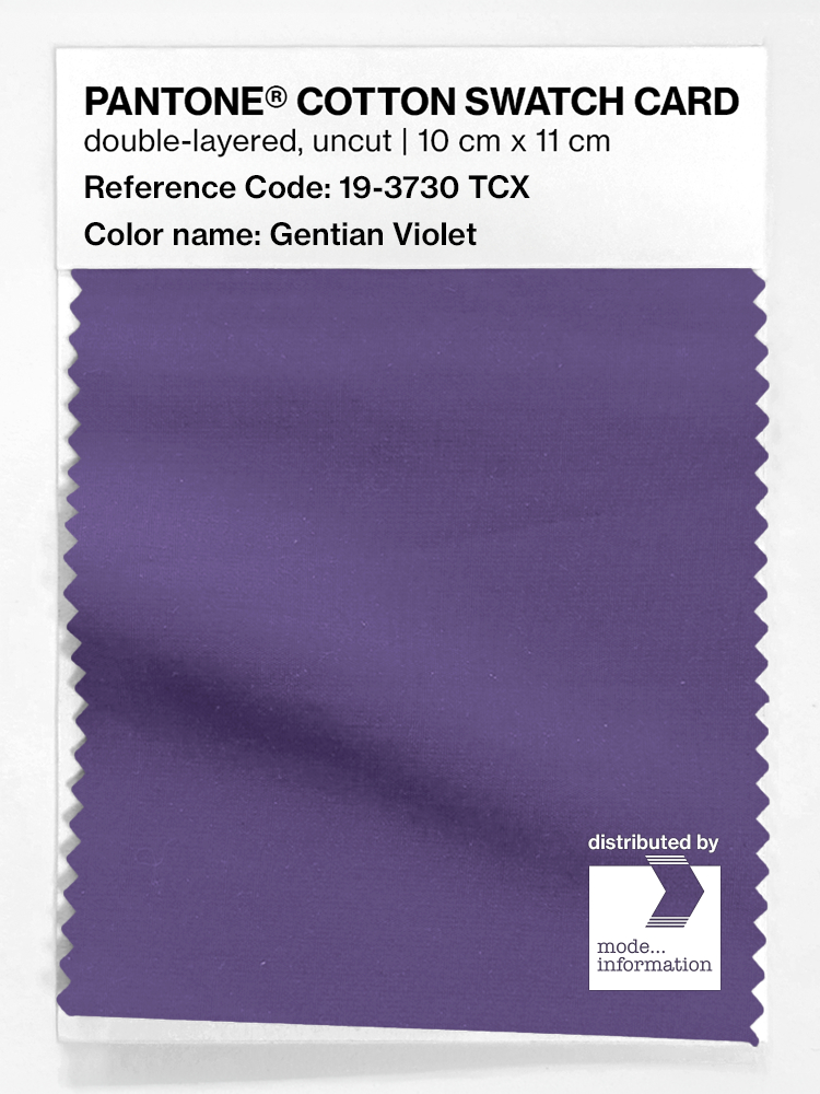 Artikelbild 1 des Artikels “PANTONE® COTTON SWATCH CARD 19-3730 TCX Gentian Violet “