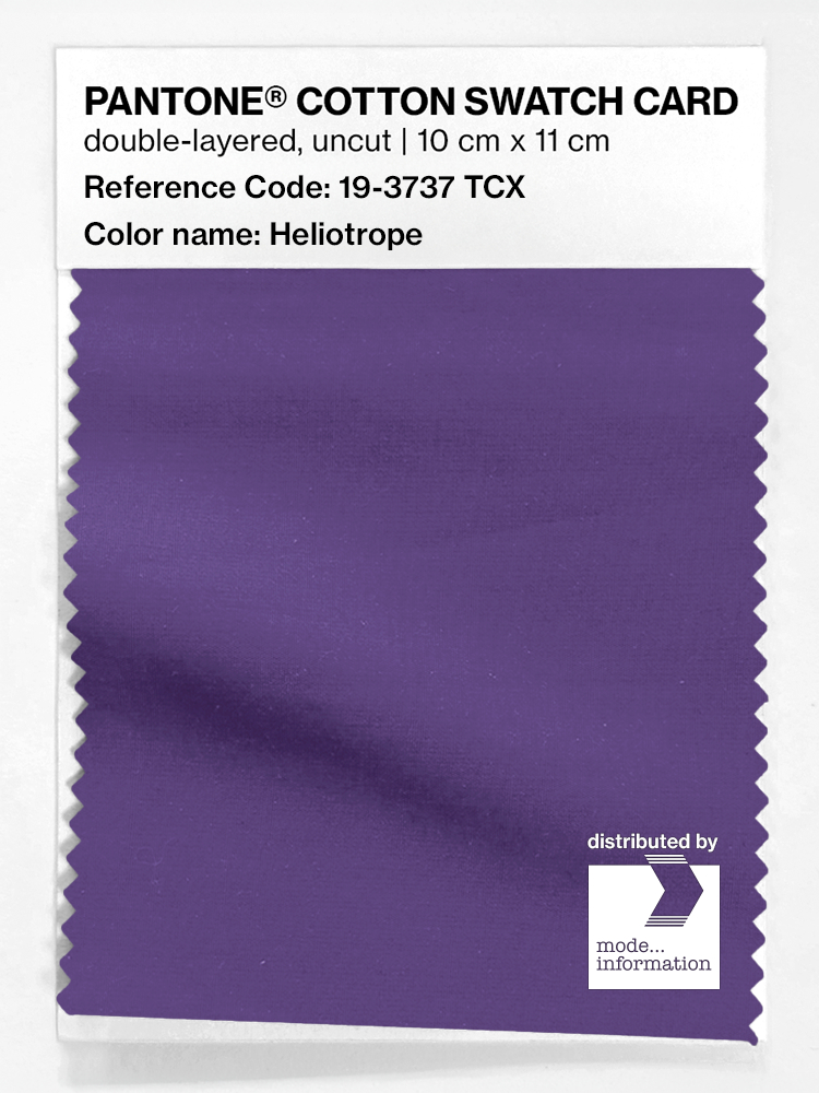 Artikelbild 1 des Artikels “PANTONE® COTTON SWATCH CARD 19-3737 TCX Heliotrope “