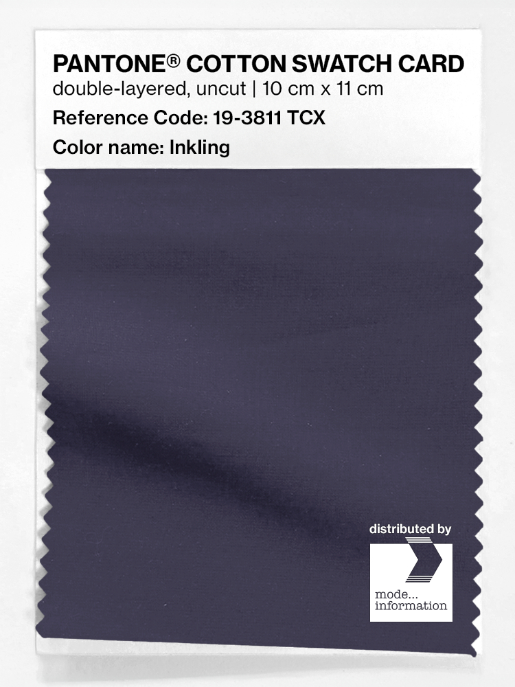 Product image 1 of the product “PANTONE® COTTON SWATCH CARD 19-3811 TCX Inkling ”