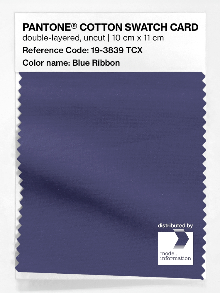 Artikelbild 1 des Artikels “PANTONE® COTTON SWATCH CARD 19-3839 TCX Blue Ribbon “