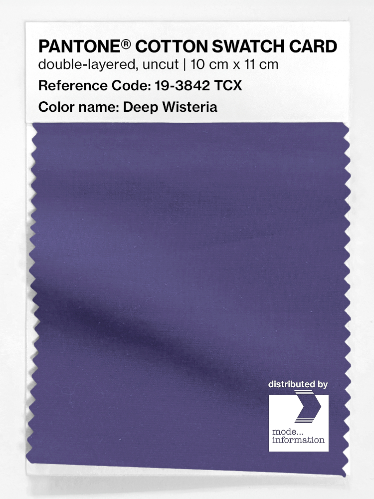 Artikelbild 1 des Artikels “PANTONE® COTTON SWATCH CARD 19-3842 TCX Deep Wisteria “