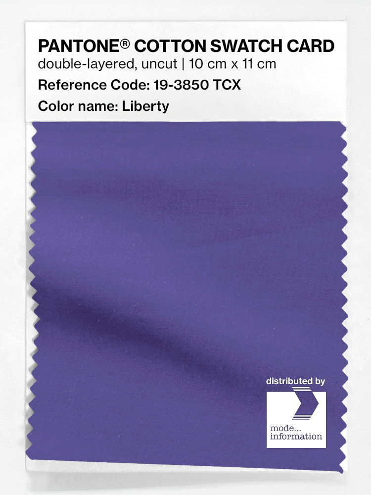 Artikelbild 1 des Artikels “PANTONE® COTTON SWATCH CARD 19-3850 TCX Liberty “