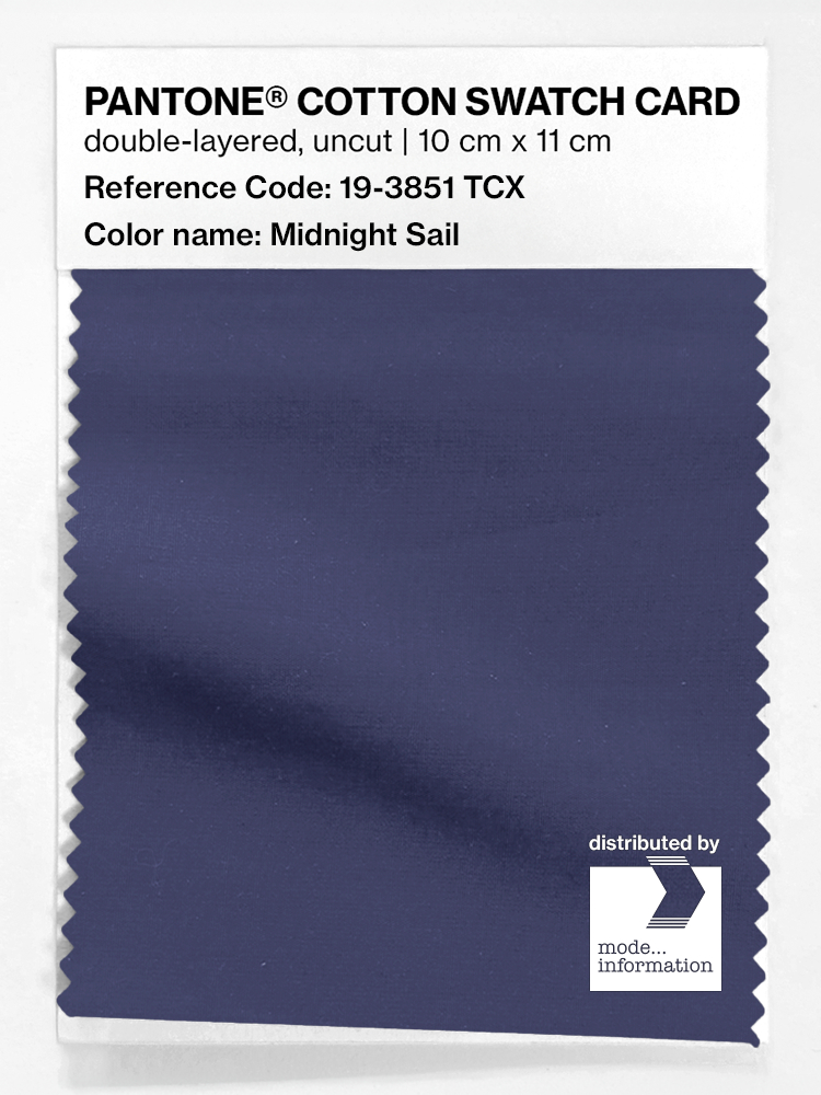 Artikelbild 1 des Artikels “PANTONE® COTTON SWATCH CARD 19-3851 TCX Midnight Sail “