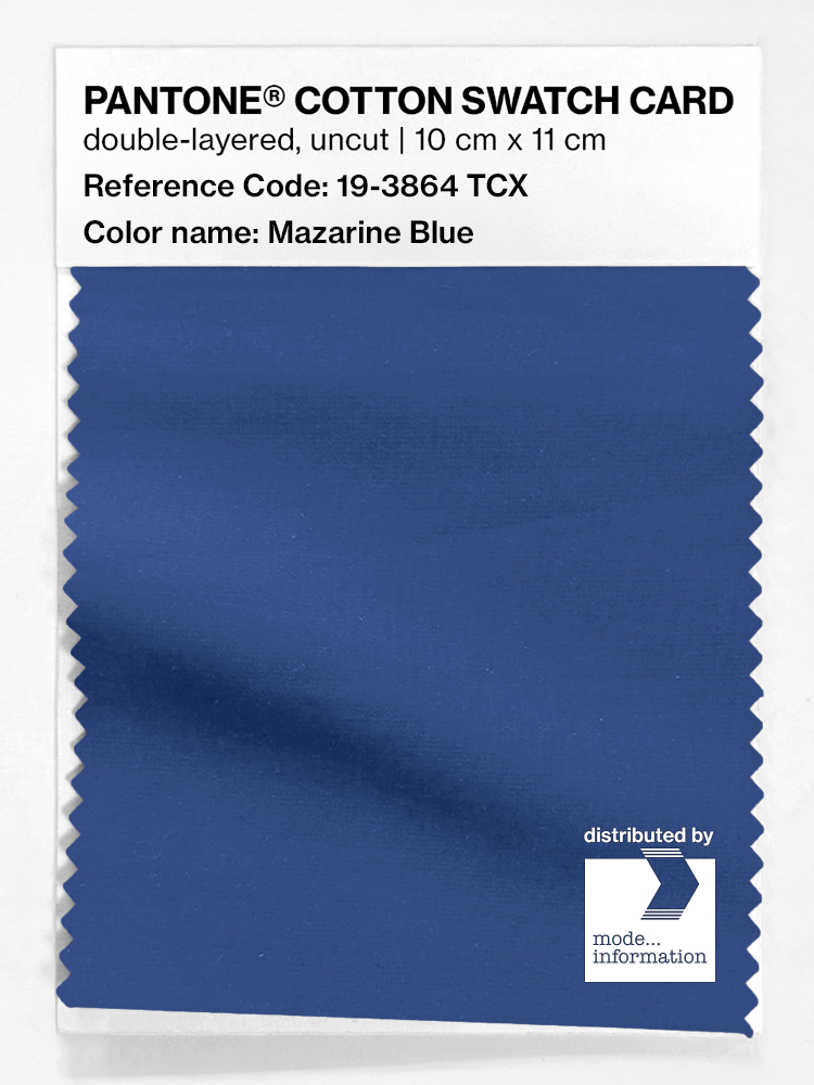 Artikelbild 1 des Artikels “PANTONE® COTTON SWATCH CARD 19-3864 TCX Mazarine Blue “