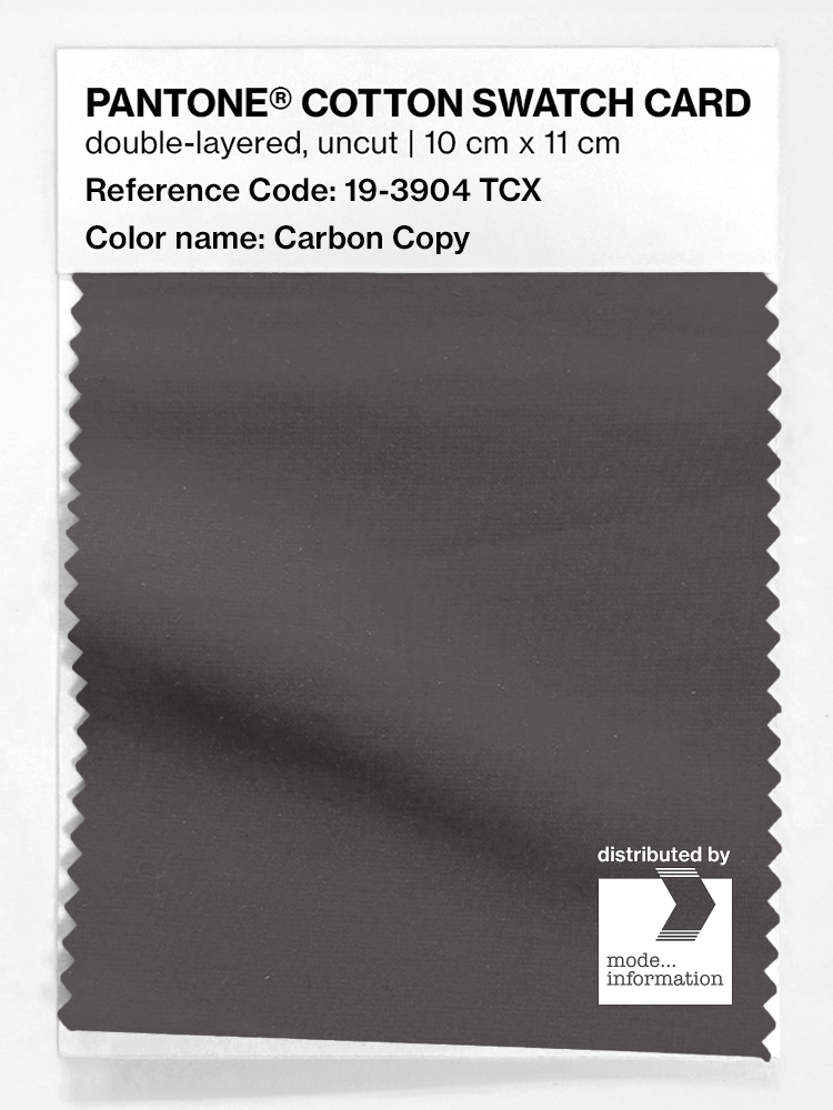 Artikelbild 1 des Artikels “PANTONE® COTTON SWATCH CARD 19-3904 TCX Carbon Copy “