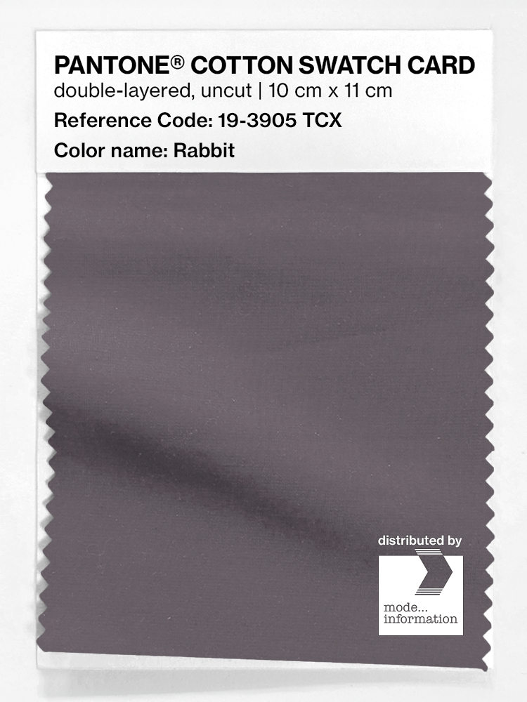 Artikelbild 1 des Artikels “PANTONE® COTTON SWATCH CARD 19-3905 TCX Rabbit “