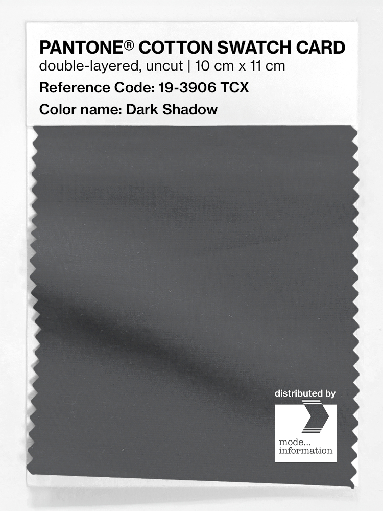Artikelbild 1 des Artikels “PANTONE® COTTON SWATCH CARD 19-3906 TCX Dark Shadow “