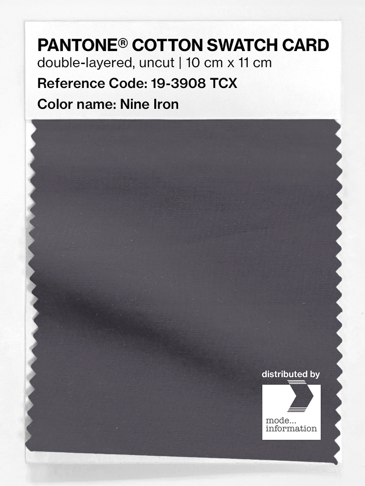 Artikelbild 1 des Artikels “PANTONE® COTTON SWATCH CARD 19-3908 TCX Nine Iron “