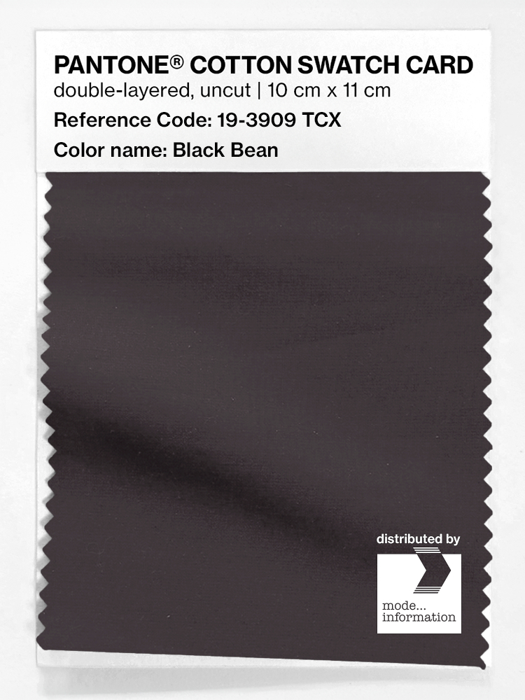 Artikelbild 1 des Artikels “PANTONE® COTTON SWATCH CARD 19-3909 TCX Black Bean “