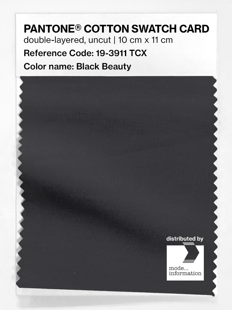 Artikelbild 1 des Artikels “PANTONE® COTTON SWATCH CARD 19-3911 TCX Black Beauty “