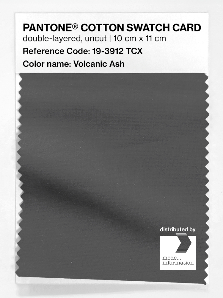 Artikelbild 1 des Artikels “PANTONE® COTTON SWATCH CARD 19-3912 TCX Volcanic Ash “