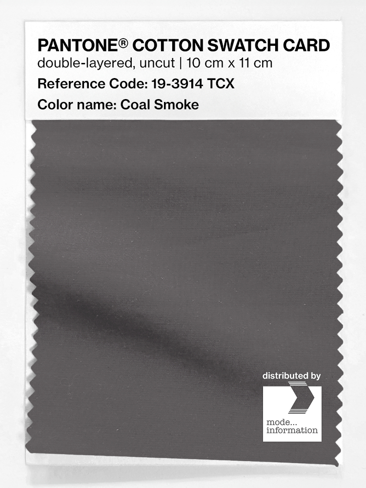 Artikelbild 1 des Artikels “PANTONE® COTTON SWATCH CARD 19-3914 TCX Coal Smoke “