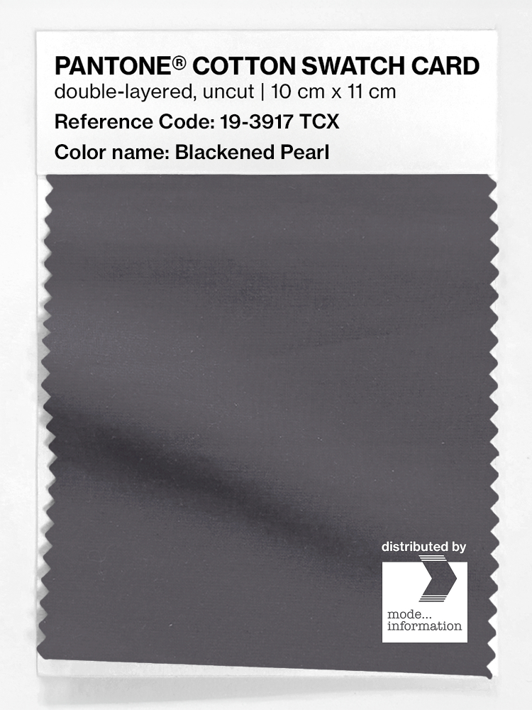 Artikelbild 1 des Artikels “PANTONE® COTTON SWATCH CARD 19-3917 TCX Blackened Pearl “