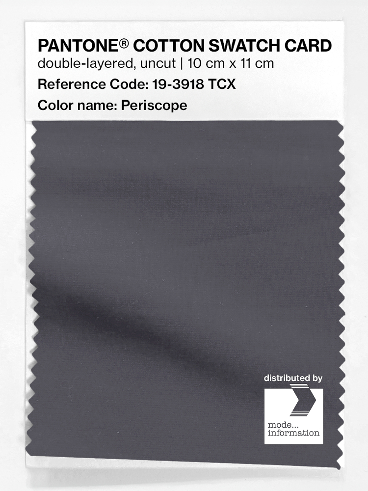 Product image 1 of the product “PANTONE® COTTON SWATCH CARD 19-3918 TCX Periscope ”