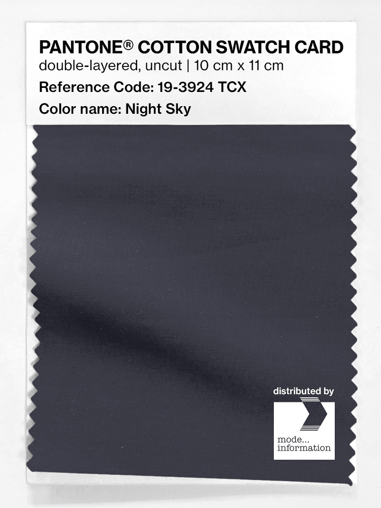 Artikelbild 1 des Artikels “PANTONE® COTTON SWATCH CARD 19-3924 TCX Night Sky “
