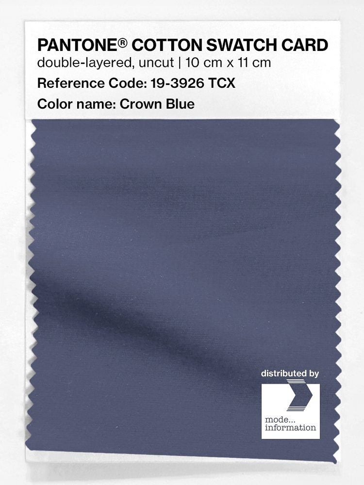 Artikelbild 1 des Artikels “PANTONE® COTTON SWATCH CARD 19-3926 TCX Crown Blue “