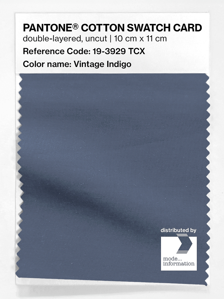 Artikelbild 1 des Artikels “PANTONE® COTTON SWATCH CARD 19-3929 TCX Vintage Indigo “
