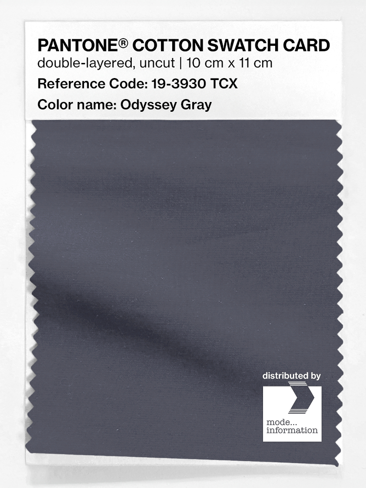 Artikelbild 1 des Artikels “PANTONE® COTTON SWATCH CARD 19-3930 TCX Odyssey Gray “
