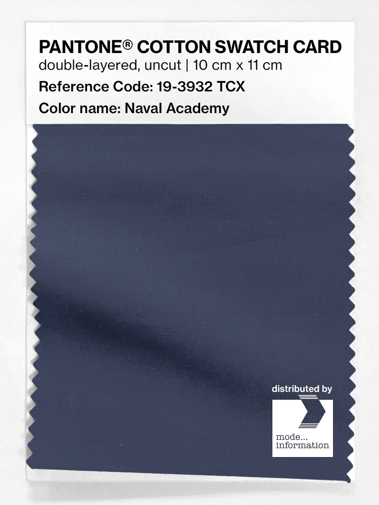 Artikelbild 1 des Artikels “PANTONE® COTTON SWATCH CARD 19-3932 TCX Naval Academy “