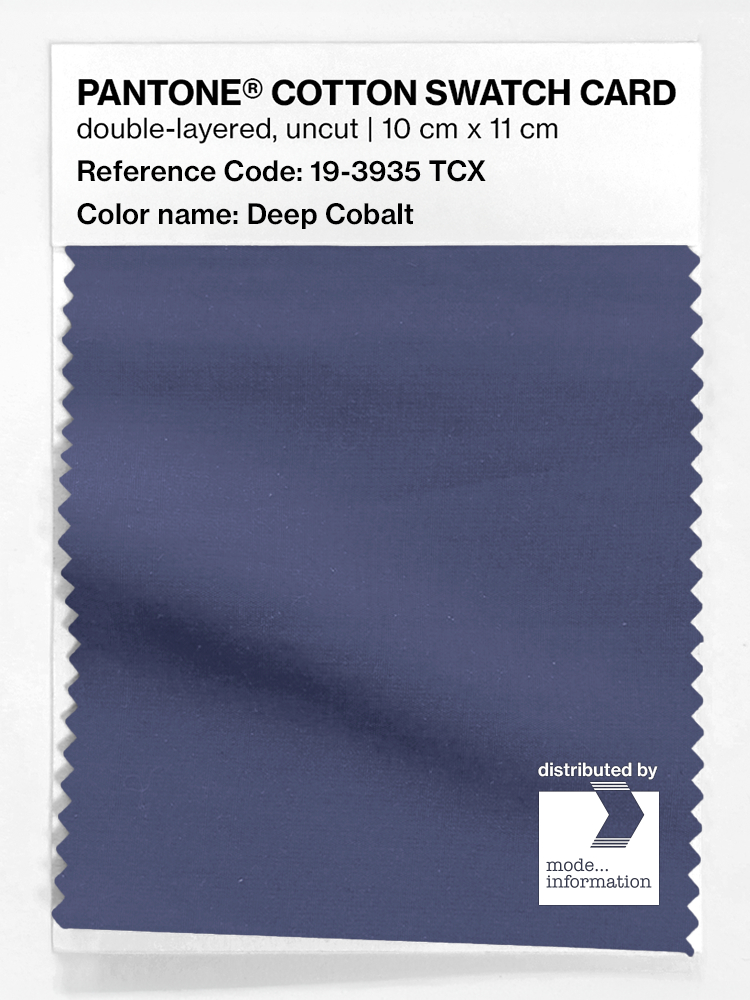 Artikelbild 1 des Artikels “PANTONE® COTTON SWATCH CARD 19-3935 TCX Deep Cobalt “