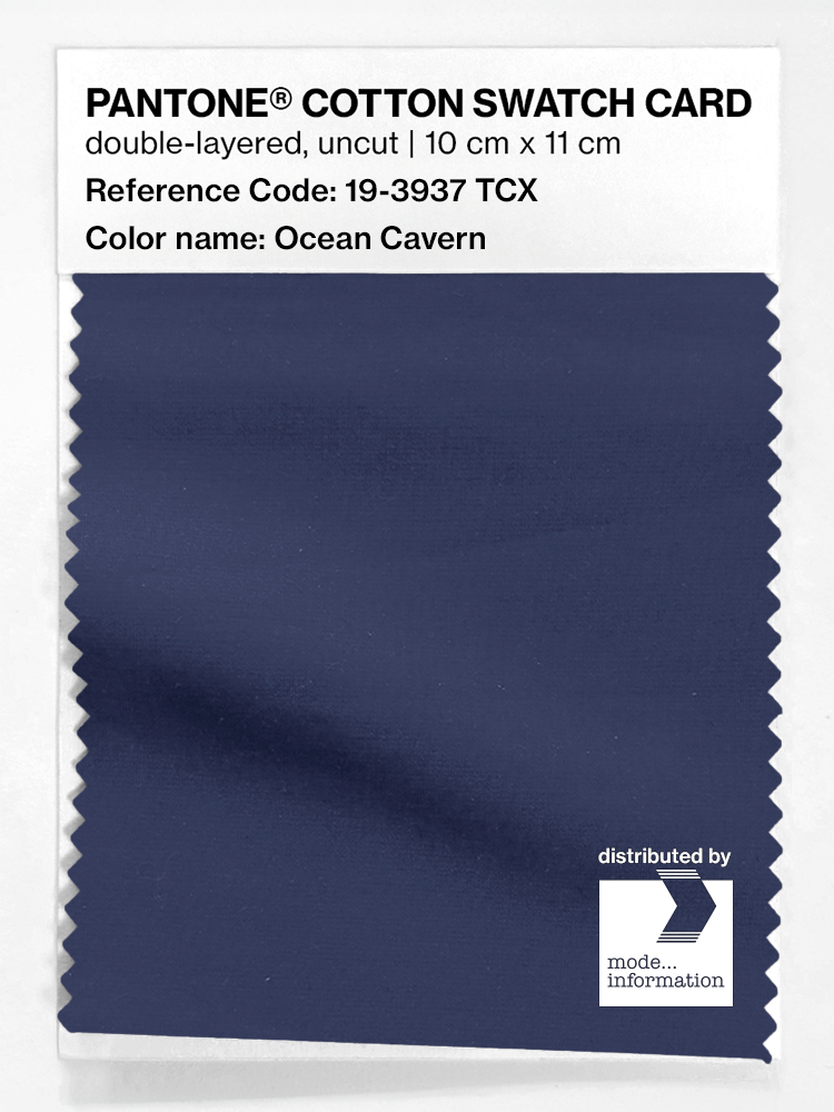Artikelbild 1 des Artikels “PANTONE® COTTON SWATCH CARD 19-3937 TCX Ocean Cavern “