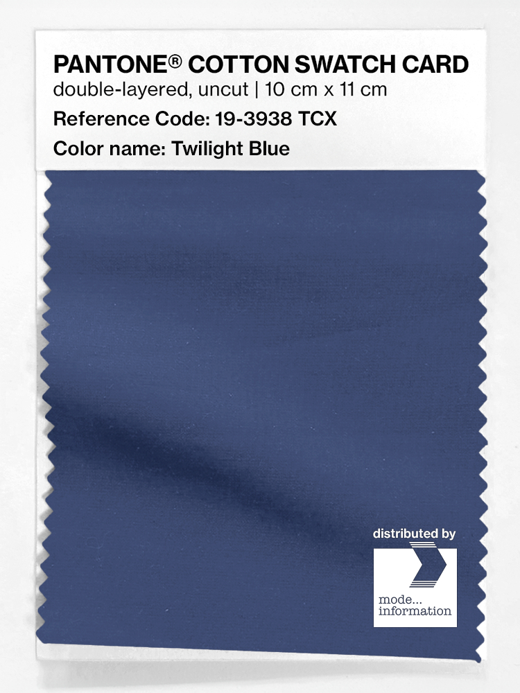 Artikelbild 1 des Artikels “PANTONE® COTTON SWATCH CARD 19-3938 TCX Twilight Blue “