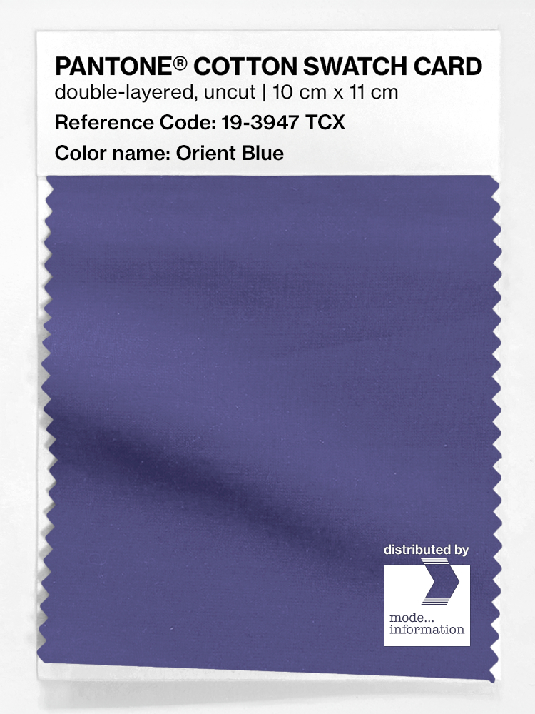 Artikelbild 1 des Artikels “PANTONE® COTTON SWATCH CARD 19-3947 TCX Orient Blue “