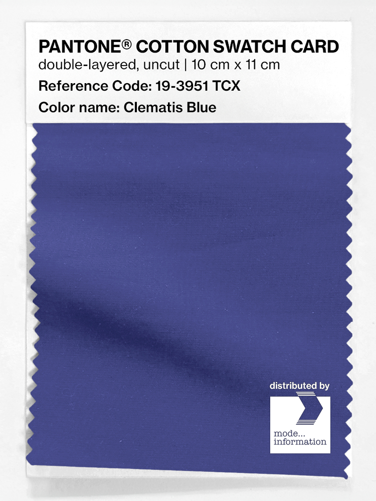 Artikelbild 1 des Artikels “PANTONE® COTTON SWATCH CARD 19-3951 TCX Clematis Blue “