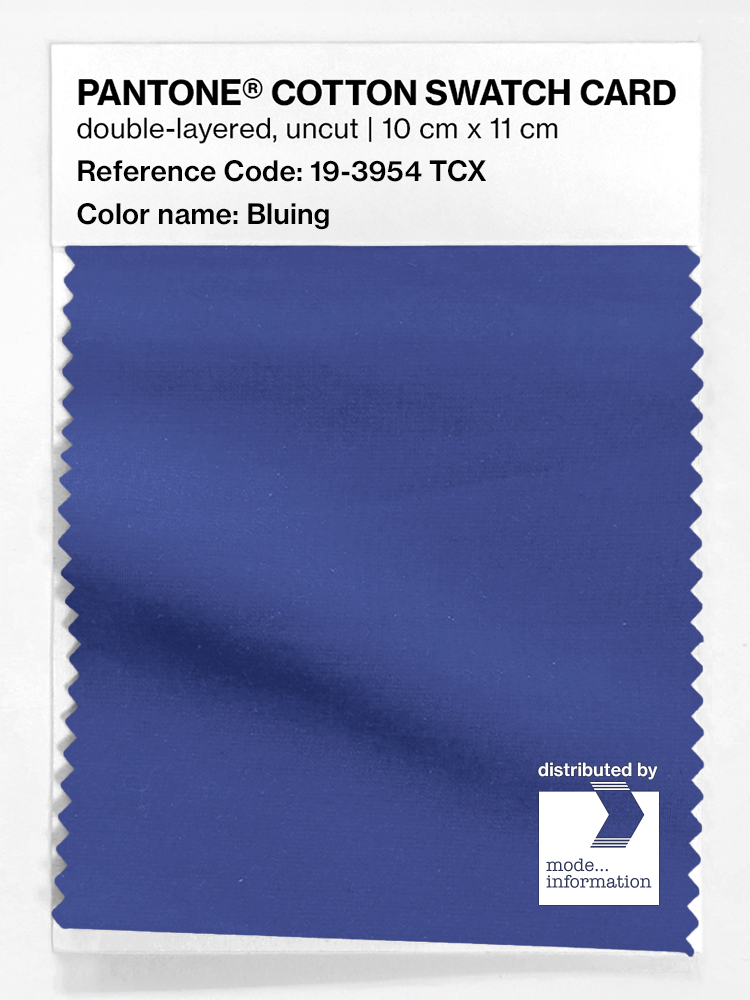 Product image 1 of the product “PANTONE® COTTON SWATCH CARD 19-3954 TCX Bluing ”