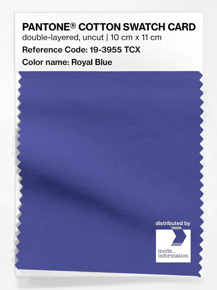 Artikelbild 1 des Artikels “PANTONE® COTTON SWATCH CARD 19-3955 TCX Royal Blue “